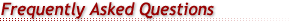Frequently Asked Questions
